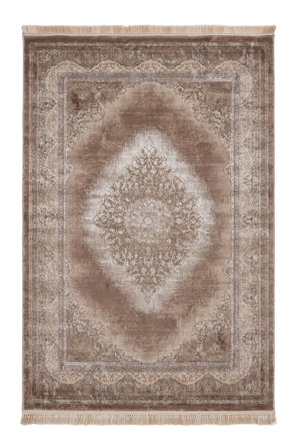 Teppich Kurzflor Moderner Teppich mit Ornament-Muster – Pflegeleicht & Robust – Für Fußbodenheizung geeignet