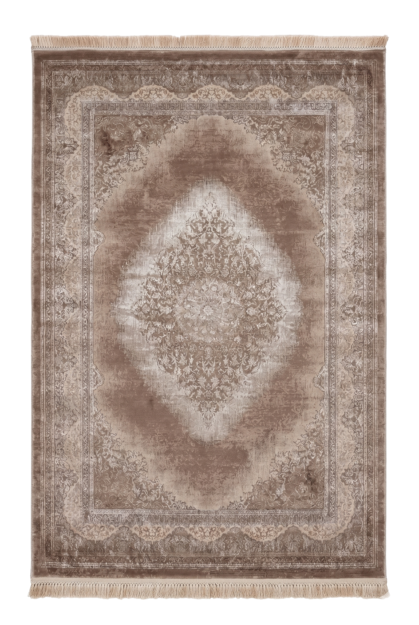 Teppich Kurzflor Moderner Teppich mit Ornament-Muster – Pflegeleicht & Robust – Für Fußbodenheizung geeignet-2