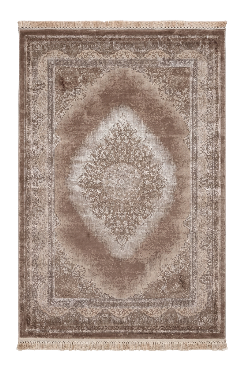 Teppich Kurzflor Moderner Teppich mit Ornament-Muster – Pflegeleicht & Robust – Für Fußbodenheizung geeignet-zoom-