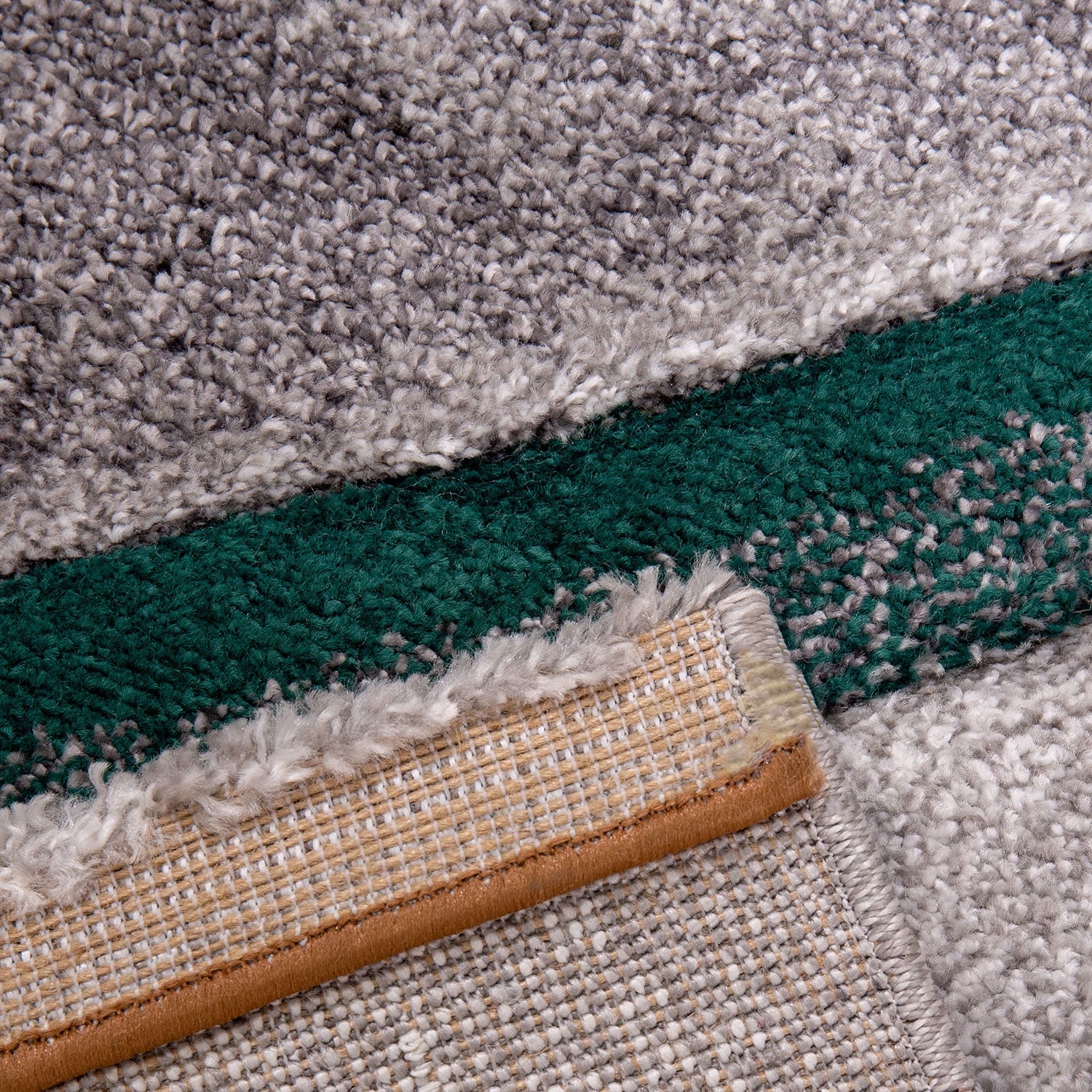 Designer Modern Wave Rug Living Room Interior Design New Green-2