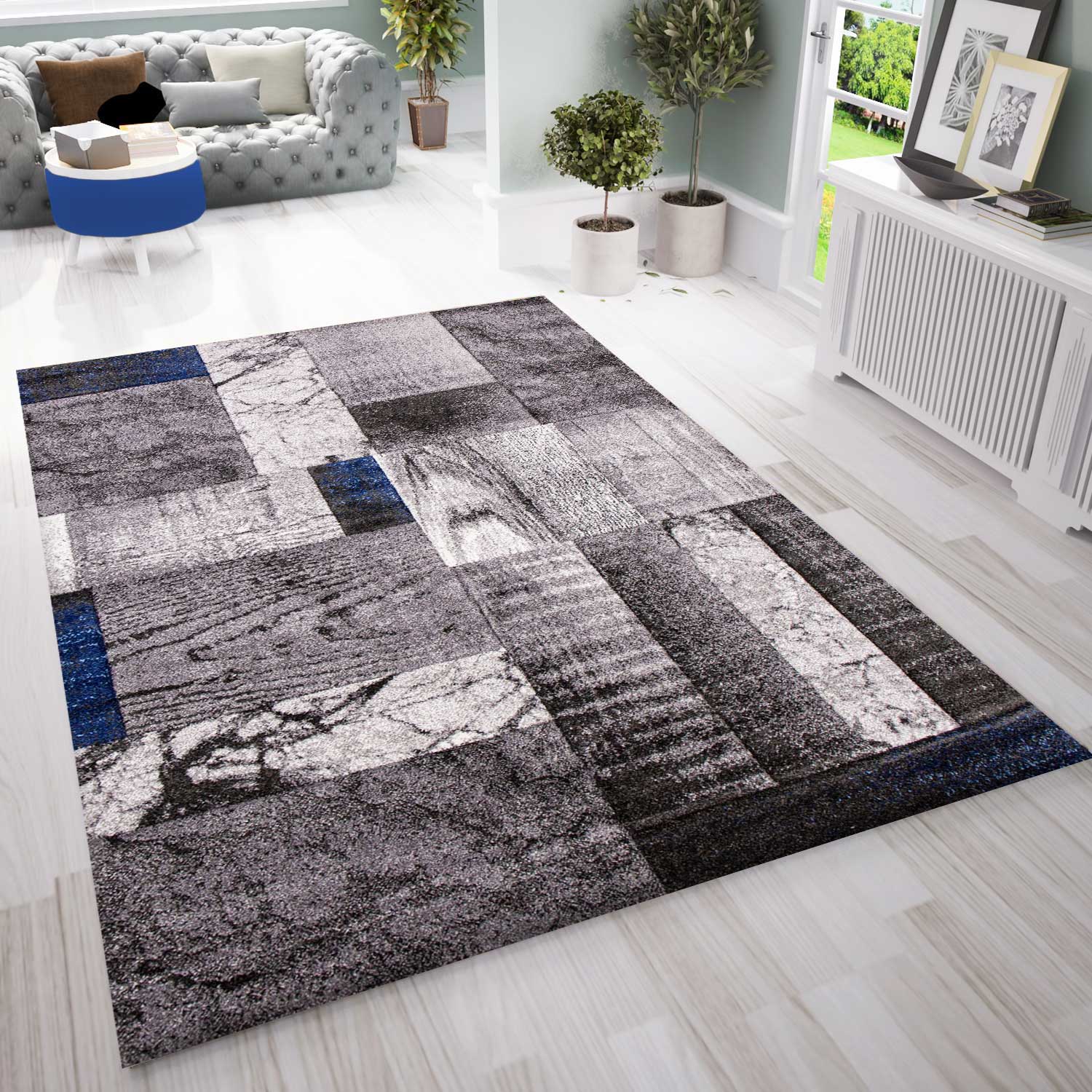 Designer rug living room interior design modern-1