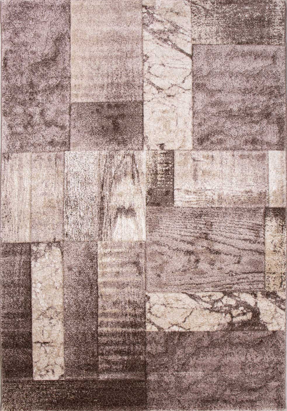 Designer rug for living room, modern beige interior design
