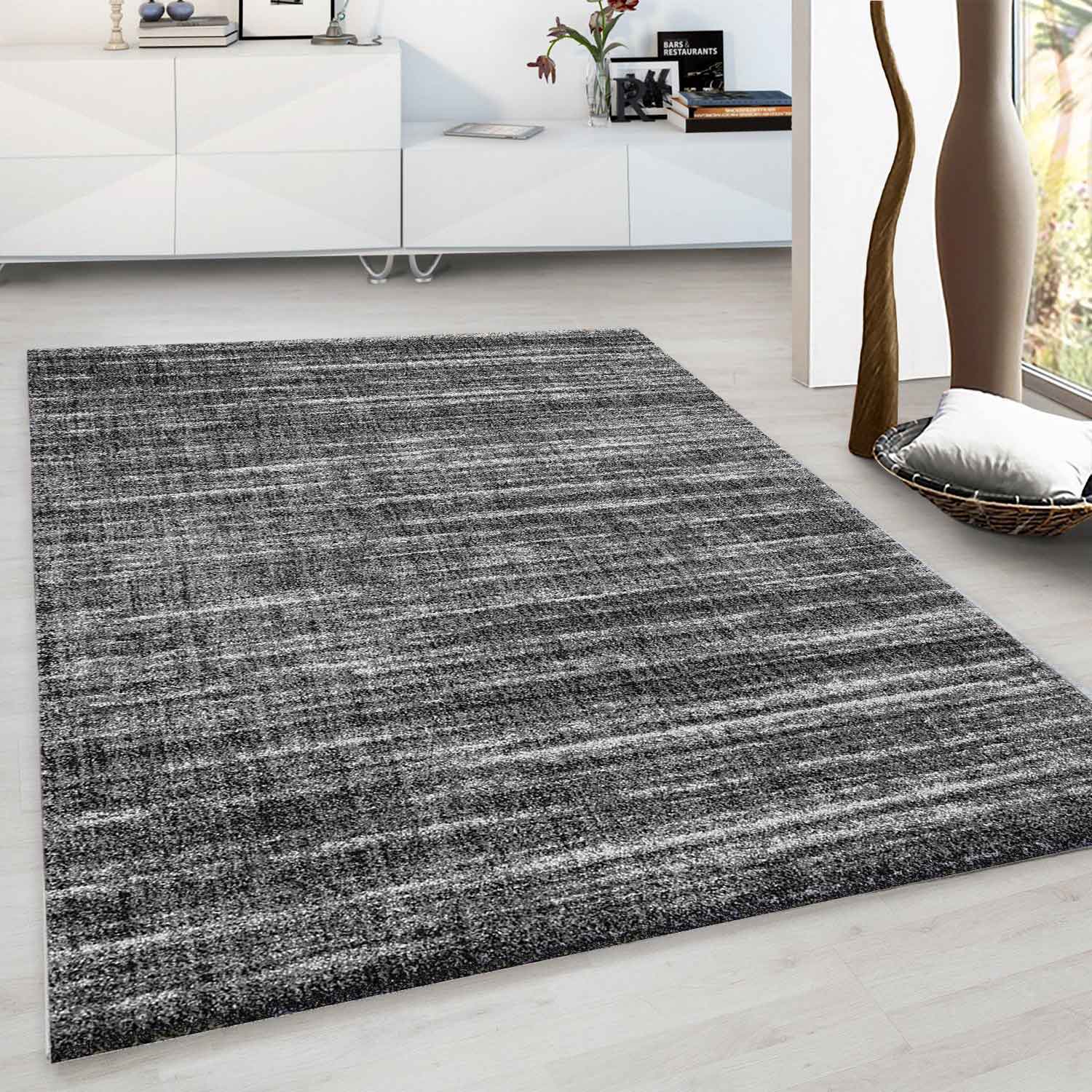 Designer living room rug, soft with dense pile, mottled, various color options-zoom-24