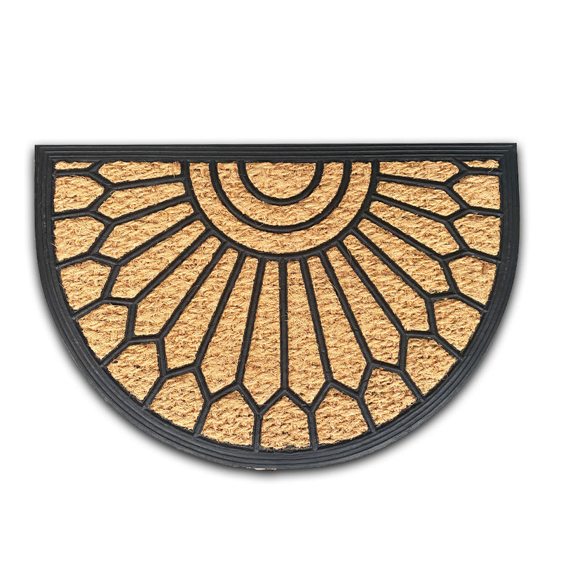 Coconut doormat, indoor & outdoor dirt trapper for front door, doormat, patio, balcony-zoom-