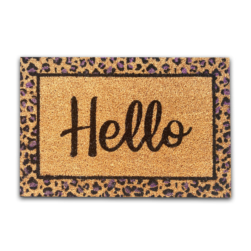 Coconut doormat, indoor & outdoor dirt trapper for front door, doormat, patio, balcony-zoom-