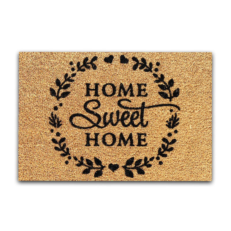Coconut doormat, indoor & outdoor dirt trapper for front door, doormat, patio, balcony-zoom-