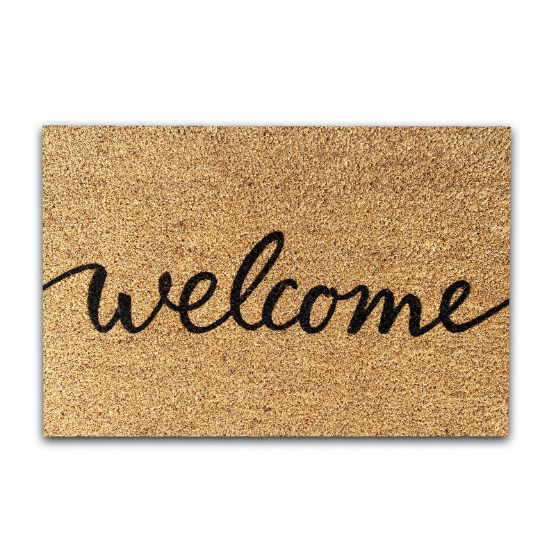 Coconut doormat, indoor & outdoor dirt trapper for front door, doormat, patio, balcony-zoom-