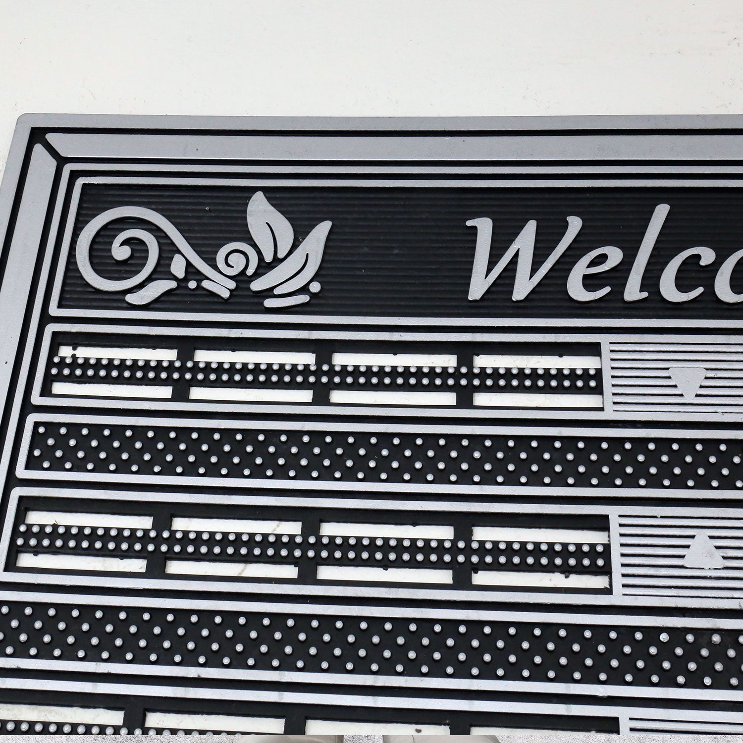 Entrance doormat, outdoor rubber mat, dirt trapper for front door, doormat, patio, balcony-26