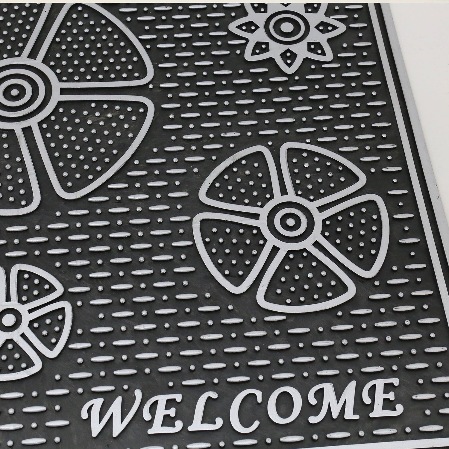 Entrance doormat, outdoor rubber mat, dirt trapper for front door, doormat, patio, balcony-23