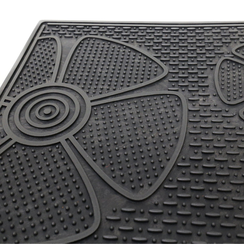 Entrance doormat, outdoor rubber mat, dirt trapper for front door, doormat, patio, balcony-zoom-