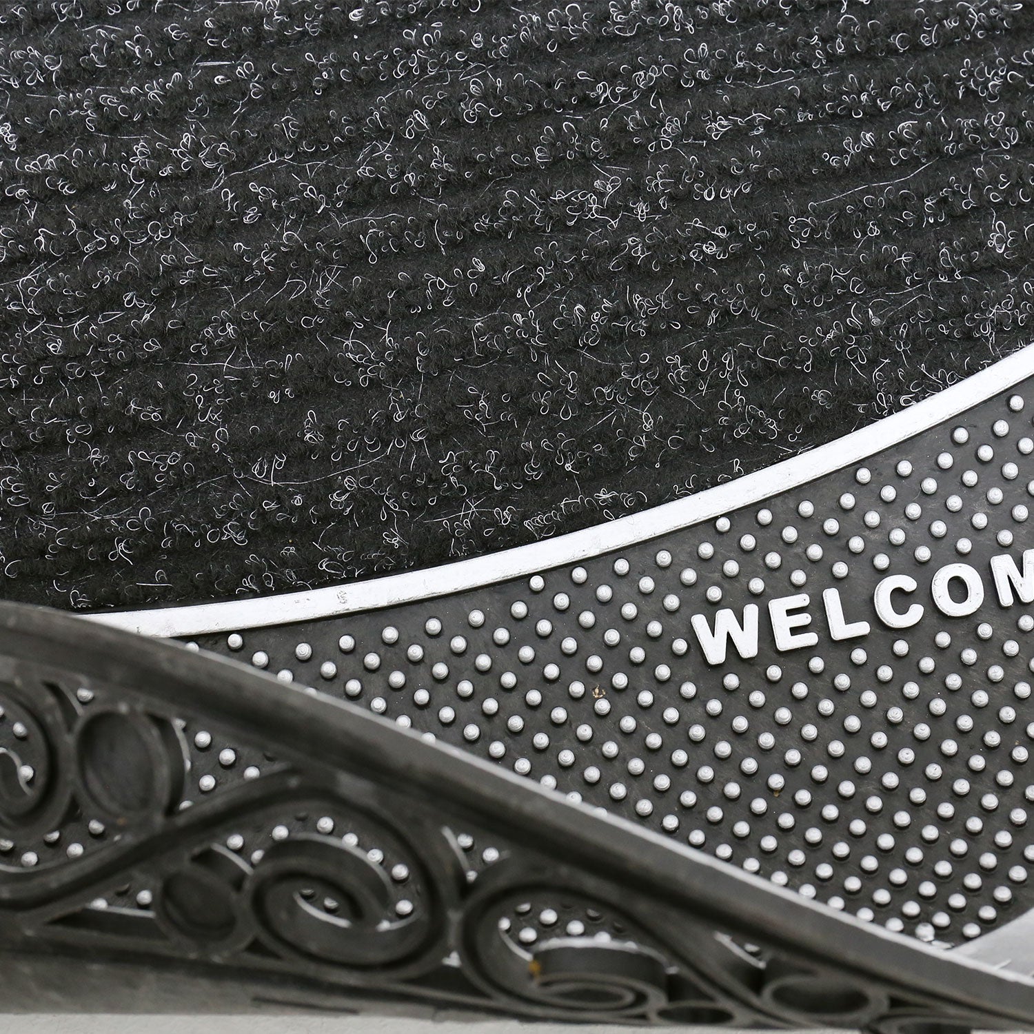 Entrance doormat, outdoor rubber mat, dirt trapper for front door, doormat, patio, balcony-19