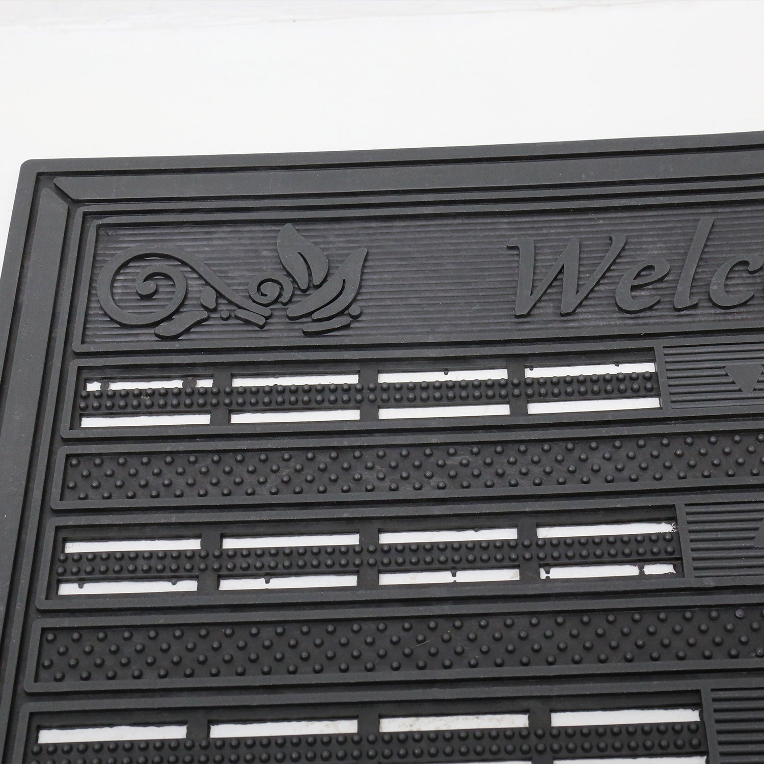 Entrance doormat, outdoor rubber mat, dirt trapper for front door, doormat, patio, balcony-zoom-14
