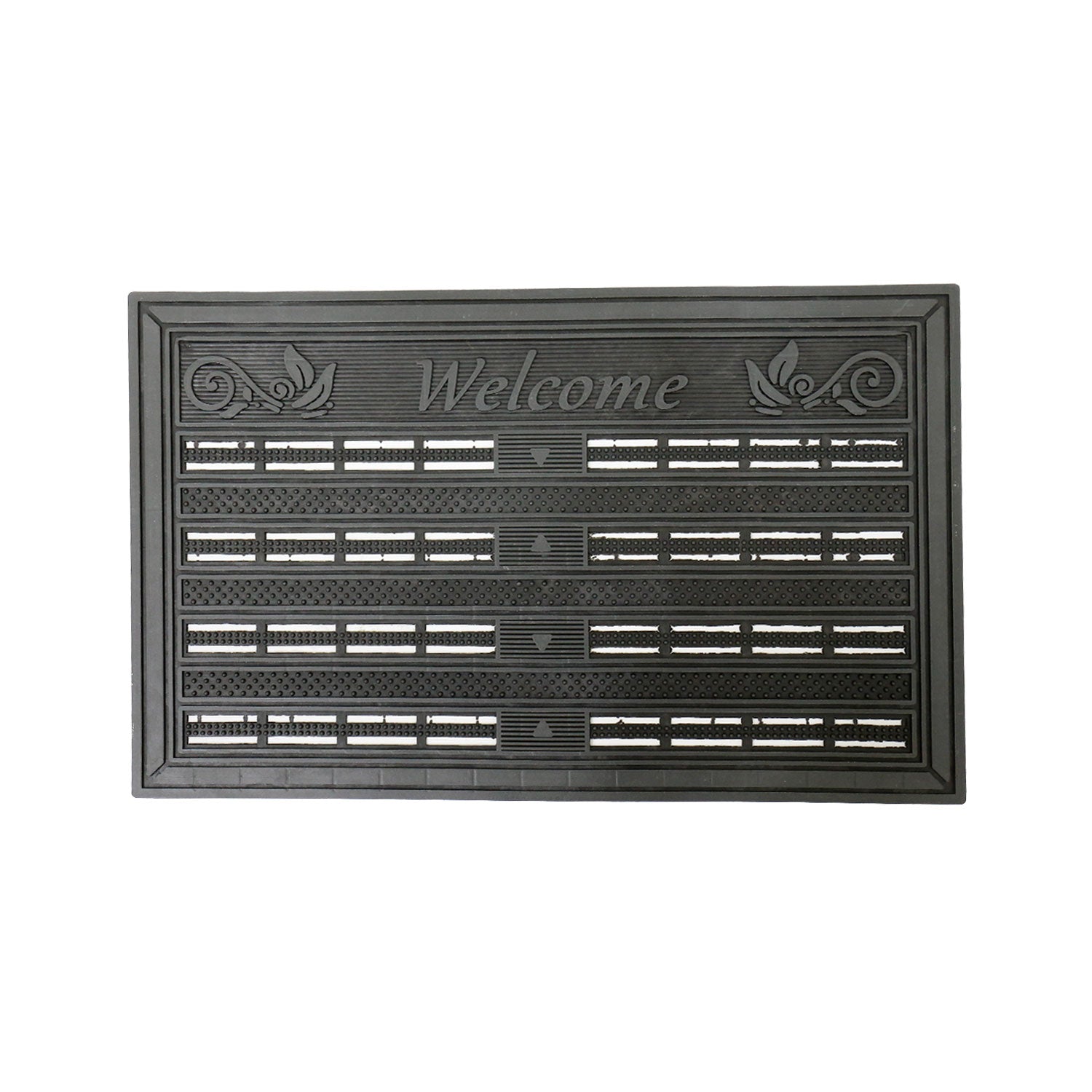 Entrance doormat, outdoor rubber mat, dirt trapper for front door, doormat, patio, balcony-16