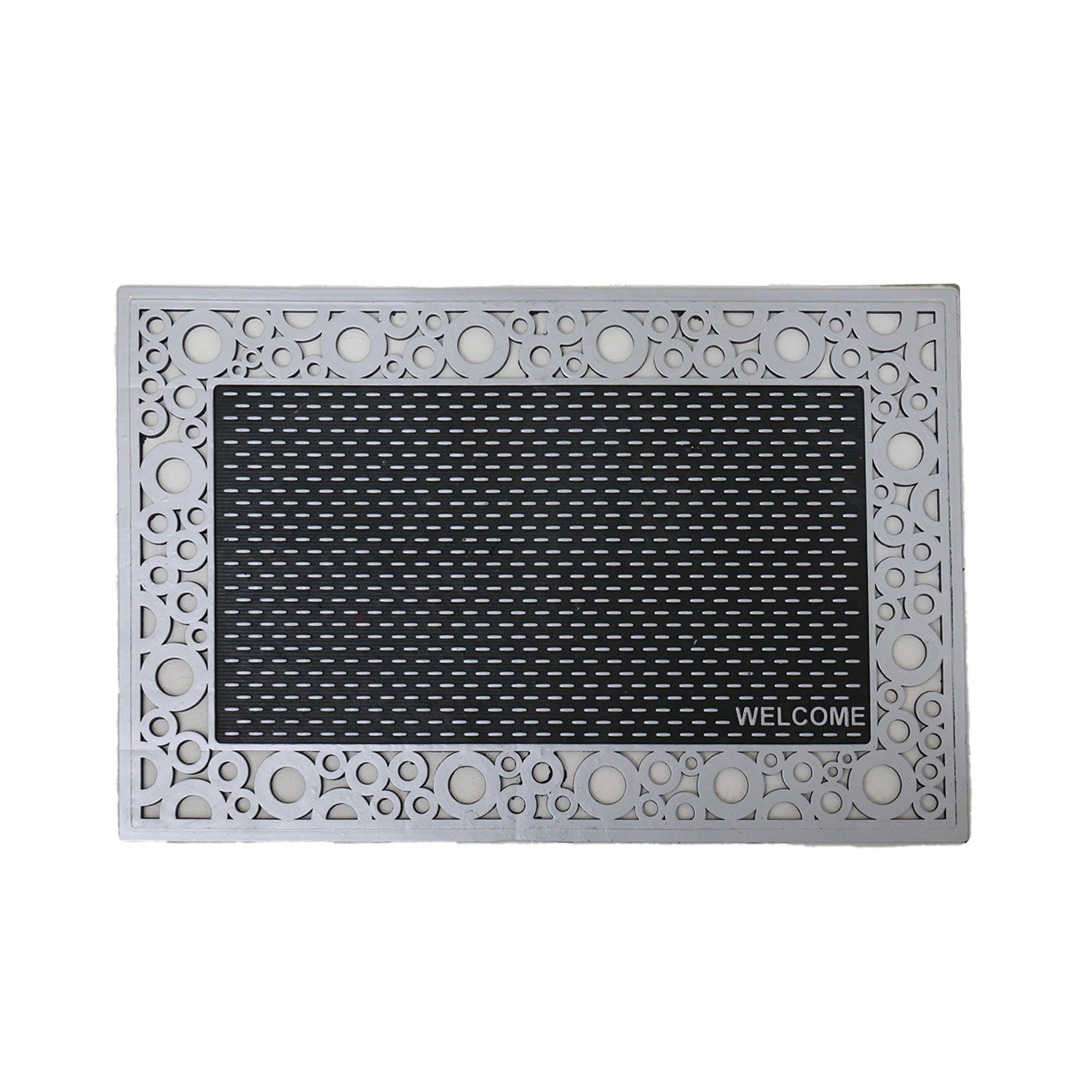 Entrance doormat, outdoor rubber mat, dirt trapper for front door, doormat, patio, balcony-zoom-32