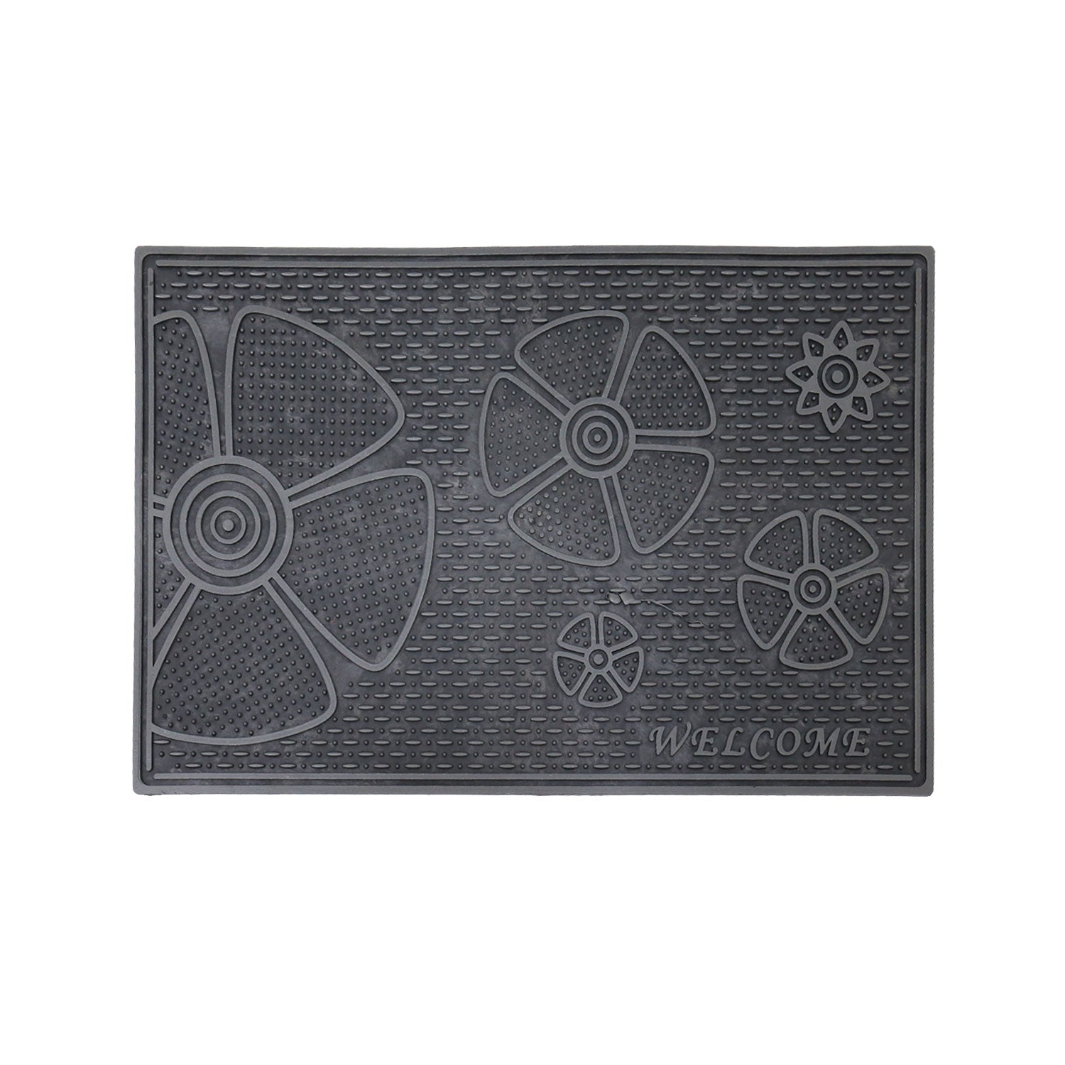 Entrance doormat, outdoor rubber mat, dirt trapper for front door, doormat, patio, balcony-zoom-4