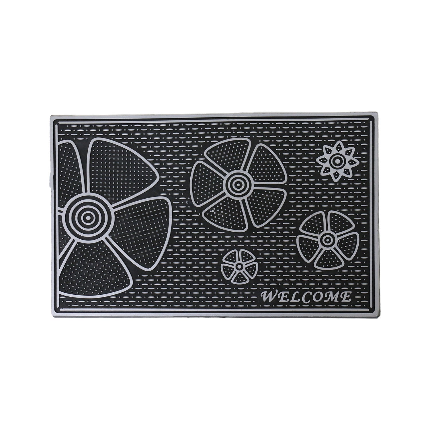 Entrance doormat, outdoor rubber mat, dirt trapper for front door, doormat, patio, balcony-zoom-24