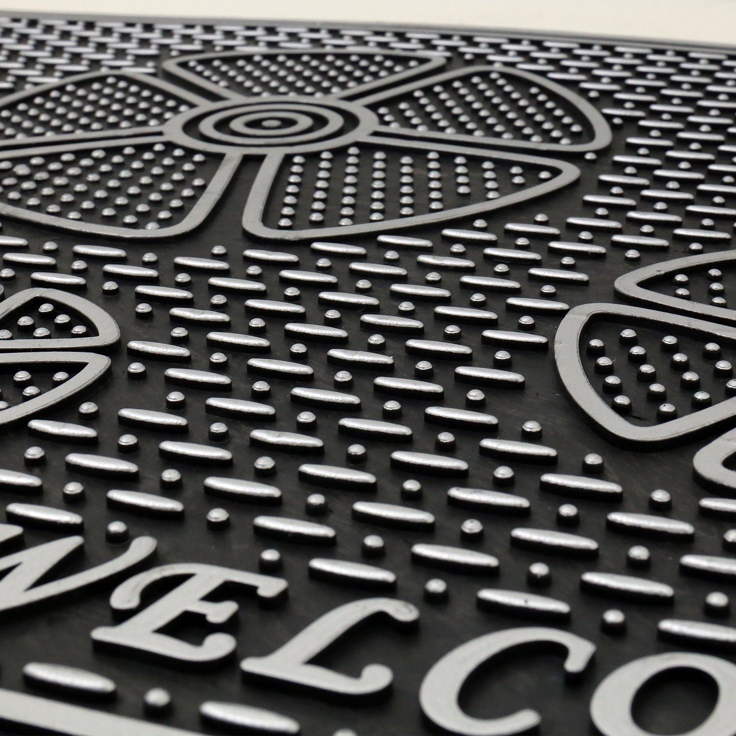 Entrance doormat, outdoor rubber mat, dirt trapper for front door, doormat, patio, balcony-zoom-22