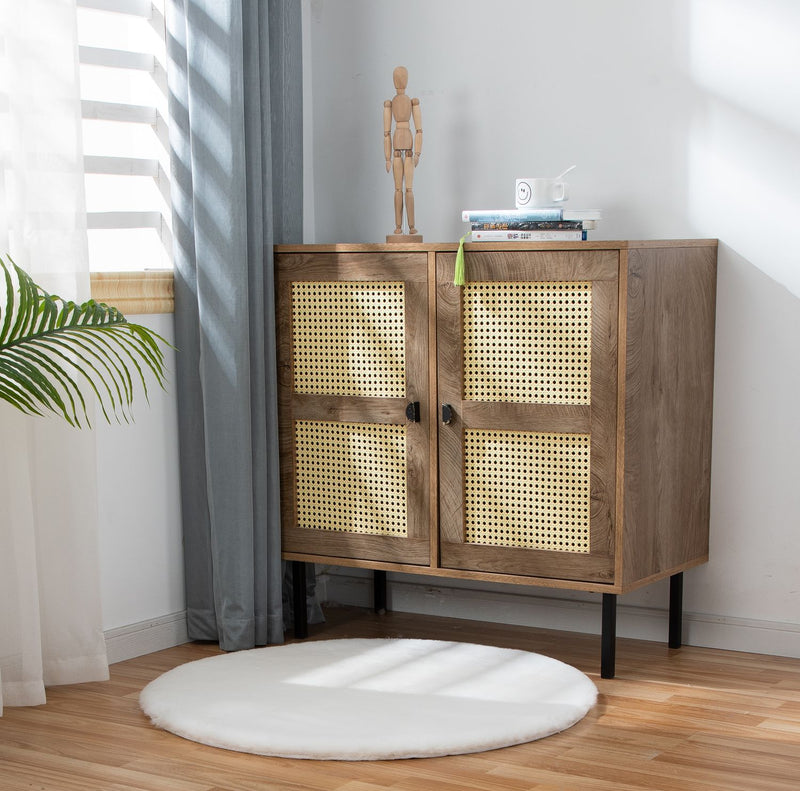 Deluxe washable fur rug, soft high-pile rug in a solid color, cozy for your living room or bedroom-zoom-