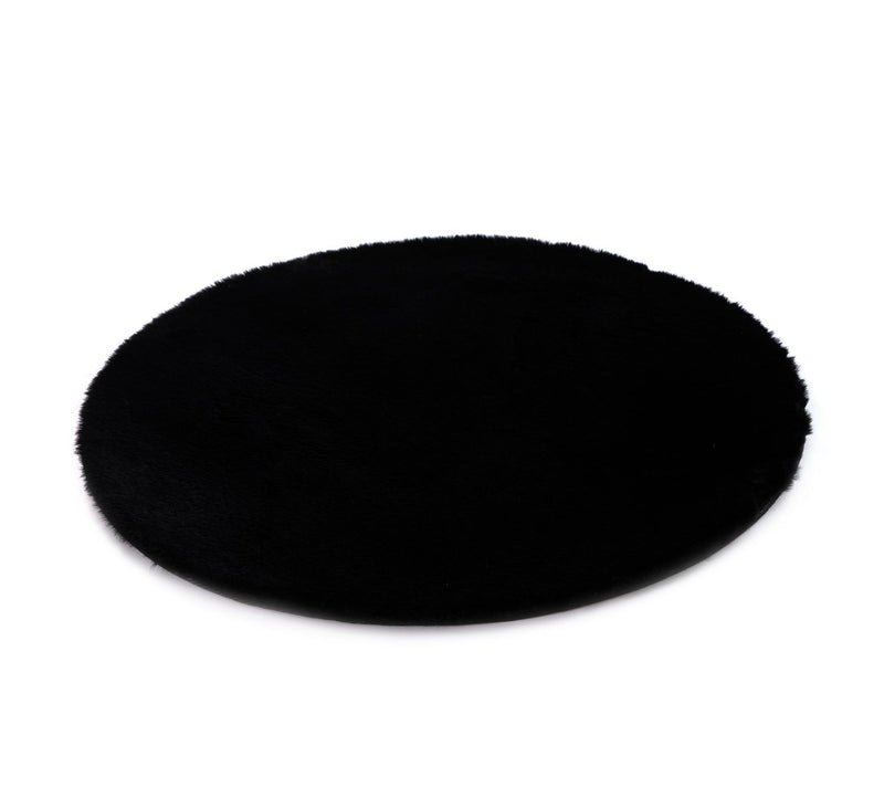 Deluxe washable fur rug, soft high-pile rug in a solid color, cozy for your living room or bedroom-zoom-