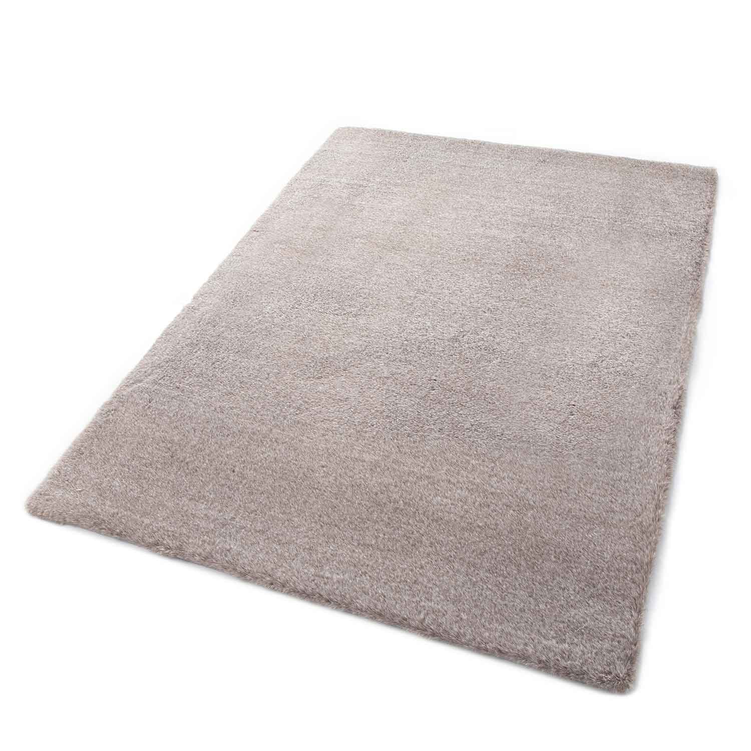 Faux fur rug, mottled with double color gradient, dense, fluffy, silky sheen, high pile