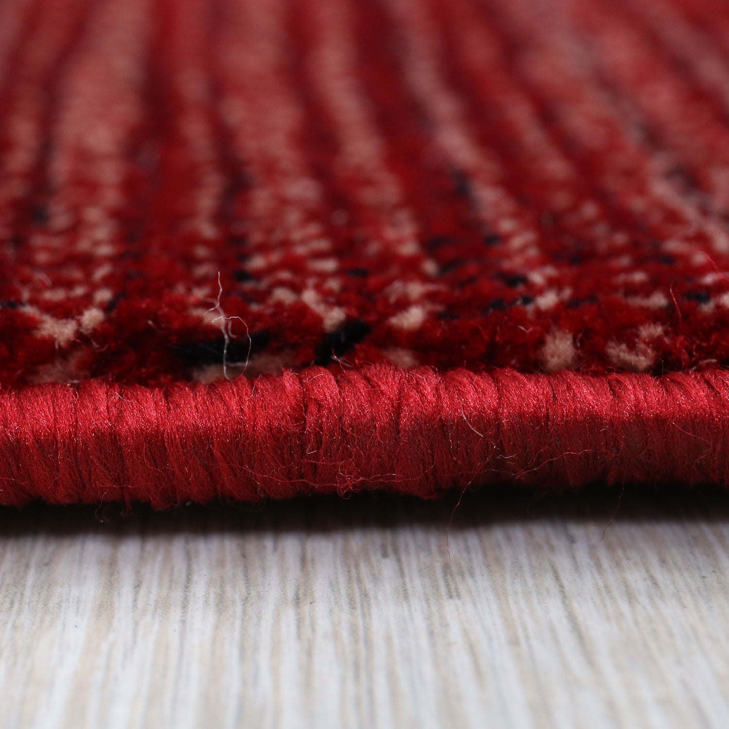 Gabbeh-style rug, colorful and mottled with border-4