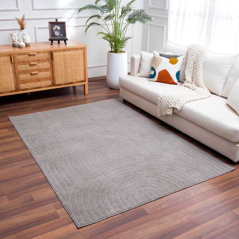 High-pile, long-pile rug, modern, for living room, bedroom, ultra-soft pattern-zoom-