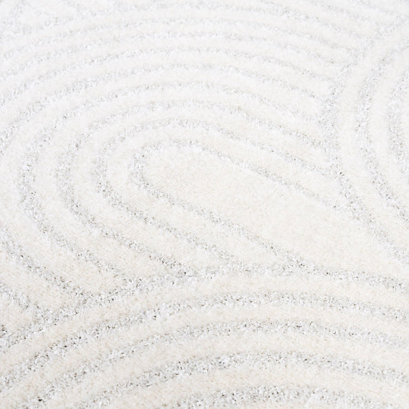 High-pile, long-pile rug, modern, for living room, bedroom, ultra-soft pattern-zoom-