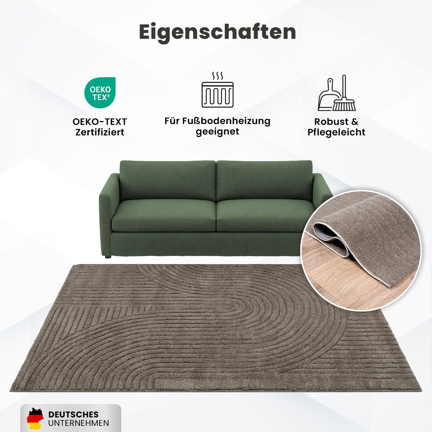 High-pile, long-pile rug, modern, for living room, bedroom, ultra-soft pattern-18