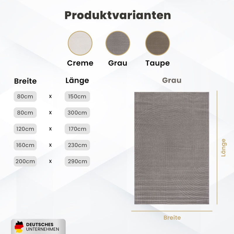 High-pile, long-pile rug, modern, for living room, bedroom, ultra-soft pattern-zoom-