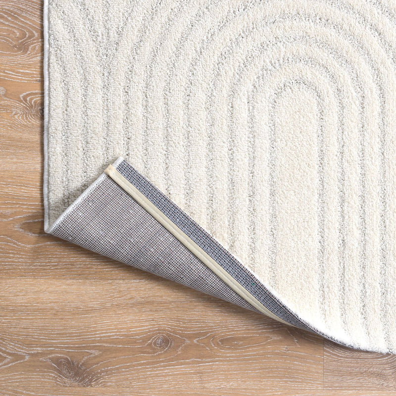 High-pile, long-pile rug, modern, for living room, bedroom, ultra-soft pattern-zoom-
