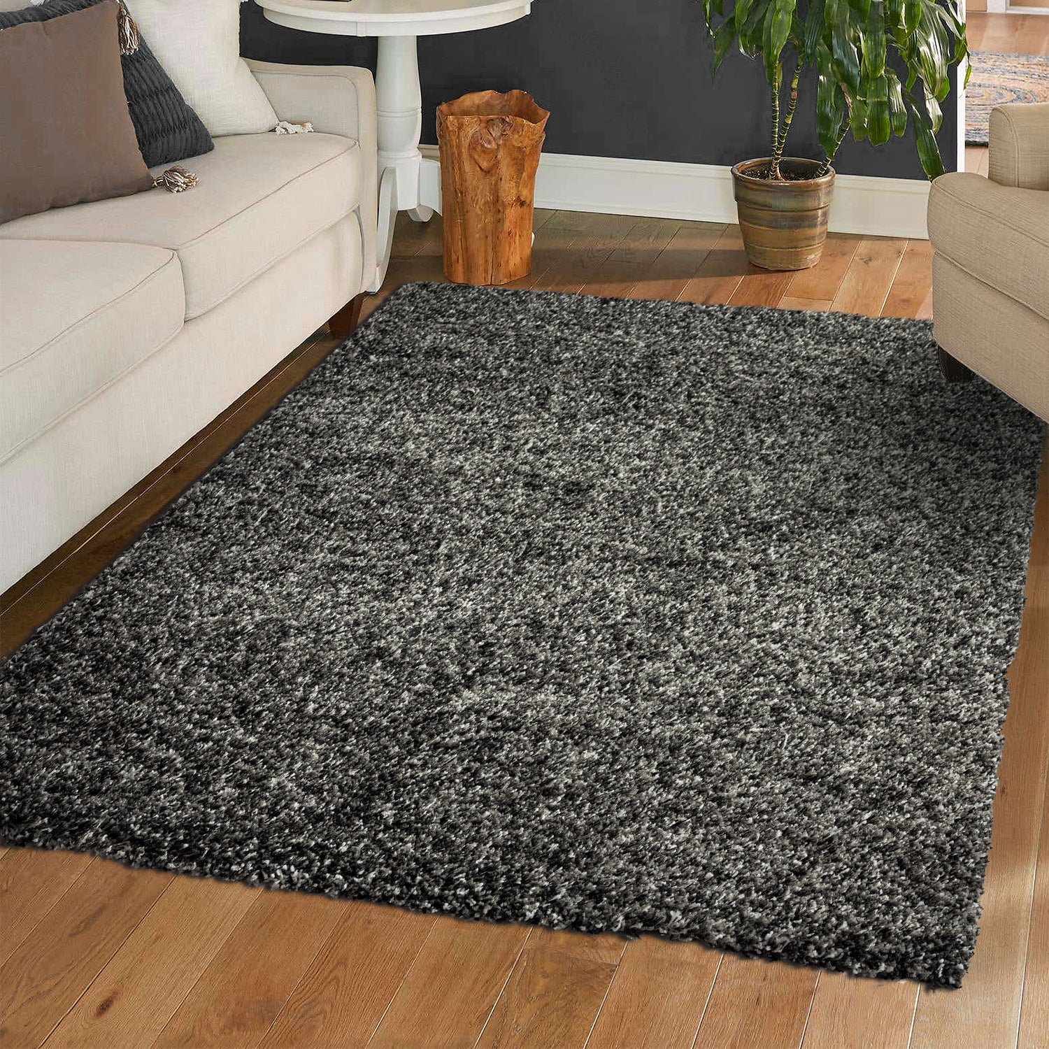 High-pile rug LUX Shaggy Living room Bedroom Multicolored Melange Extra Dense-zoom-14