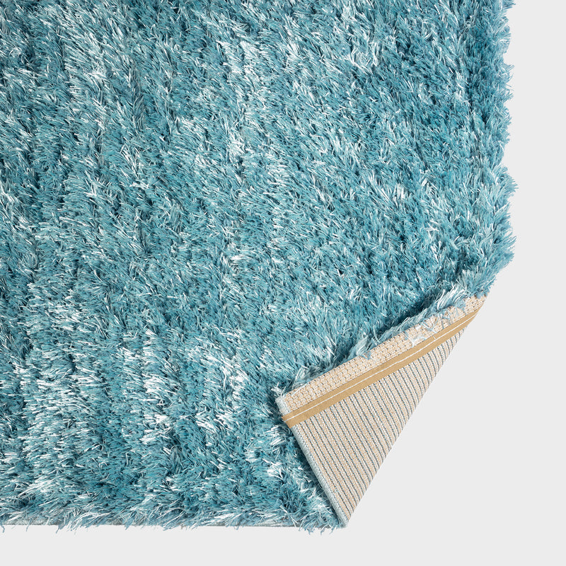 High-pile shaggy rug for living room, super soft, pastel colors, solid colors-zoom-