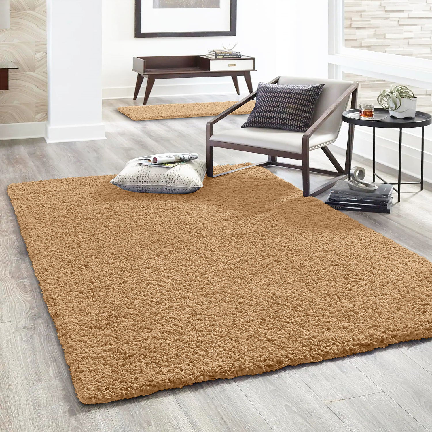 Hochflor Teppich Prime Shaggy Langflor Wohnzimmer Schlafzimmer Modern Farben-31
