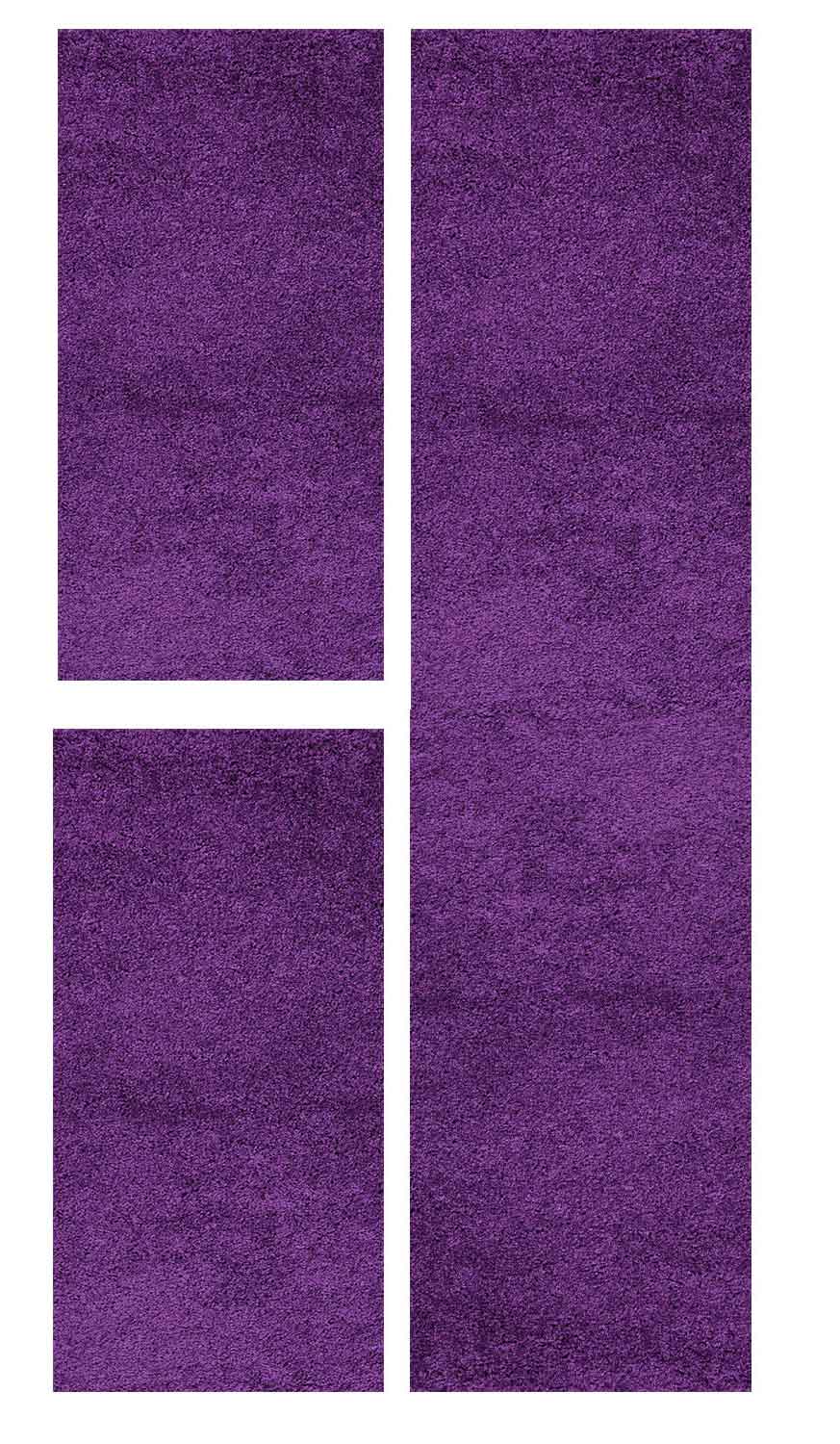 High-pile rug Prime Shaggy long pile living room bedroom round colored-zoom-24