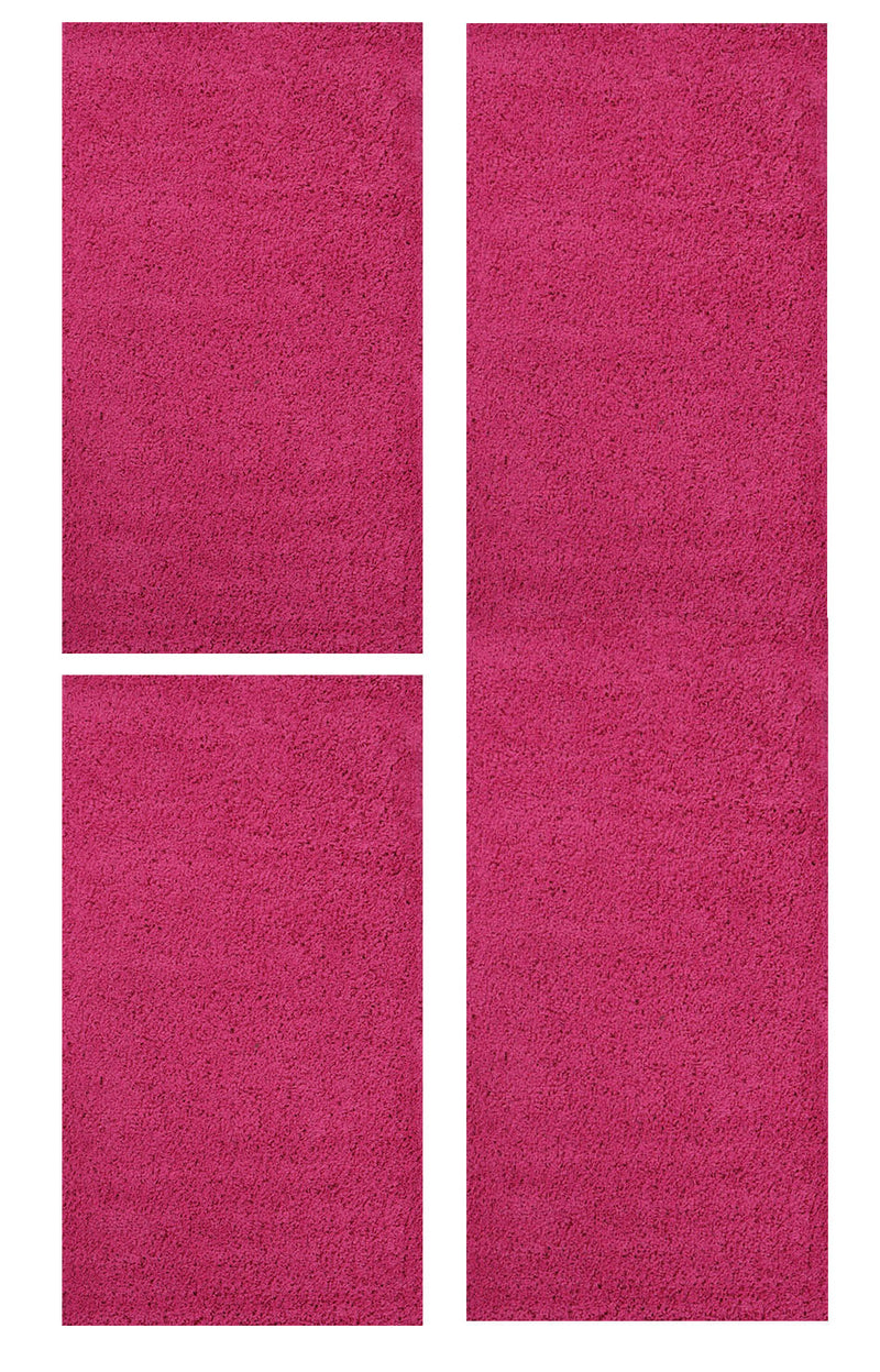 High-pile rug Prime Shaggy long pile living room bedroom round colored-zoom-