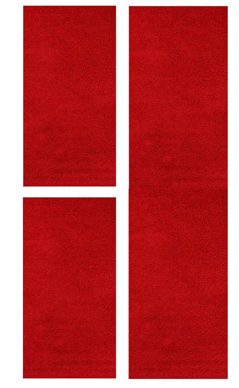 High-pile rug Prime Shaggy long pile living room bedroom round colored-zoom-