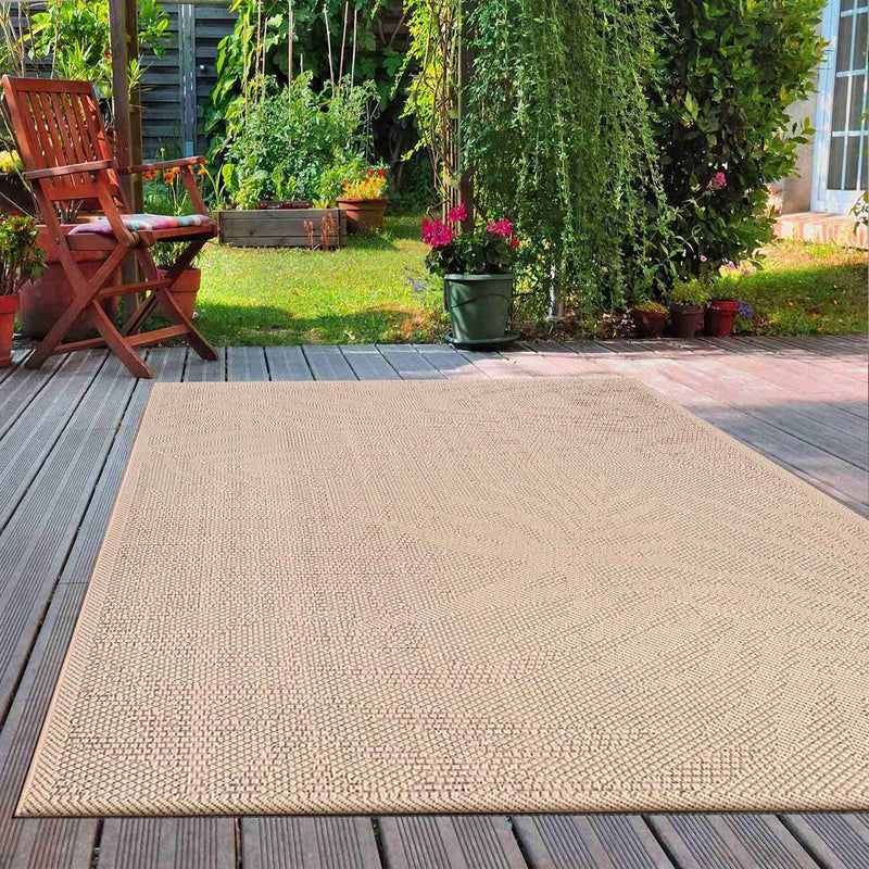 Indoor and outdoor carpet for kitchens, patios & balconies in beige-zoom-