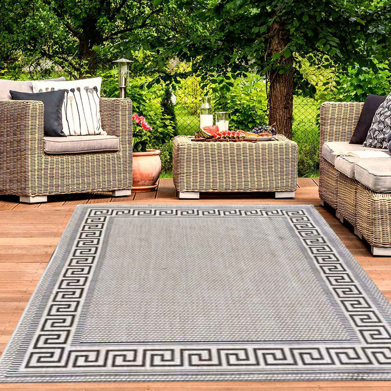 Indoor and outdoor carpet, patio & balcony, kitchen carpet, border, beige-zoom-