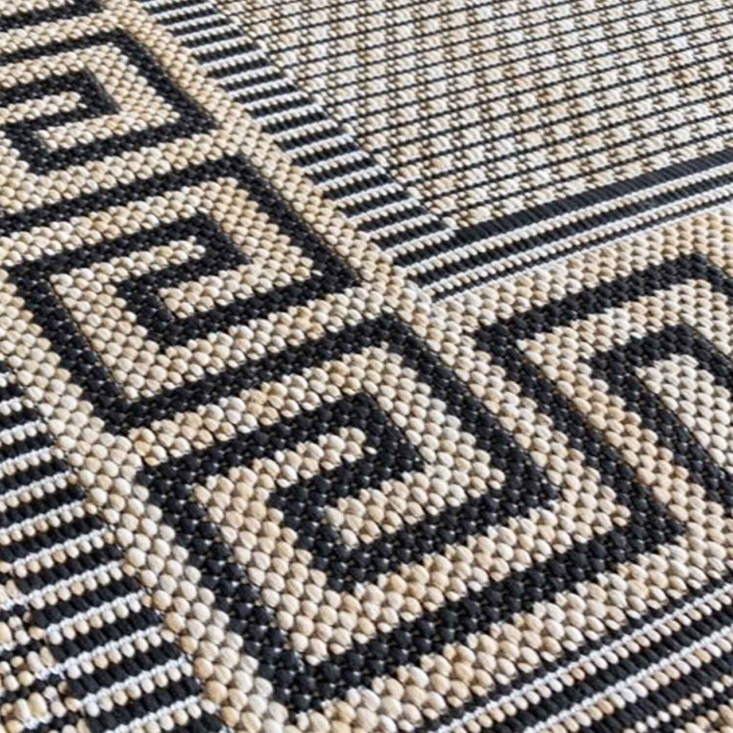 Indoor and outdoor carpet, patio & balcony, kitchen carpet, border, beige-2