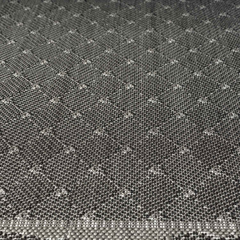 Indoor and outdoor rug, patio & balcony, kitchen rug, mini palm trees, black-zoom-