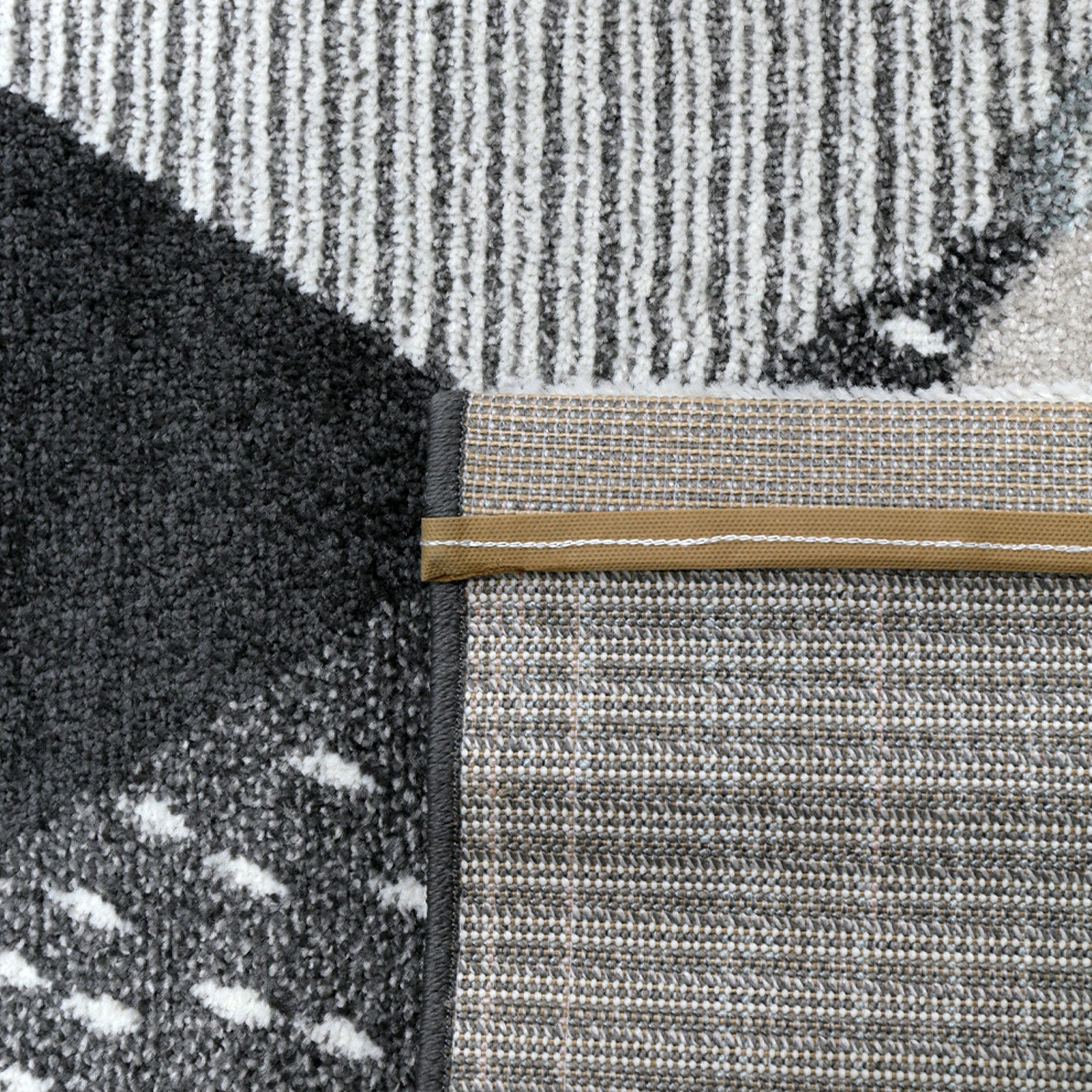 Children's rug, baby rug, kids' rug for girls and boys with a smiling bear motif | Rug for children's rooms | Color: Gray Anthracite & Cream-4