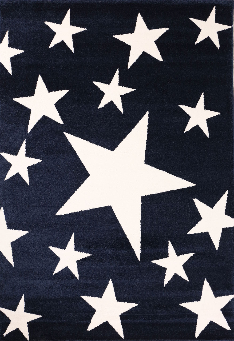 Children's rug, short pile, star motif, modern, easy-care, various colors-13