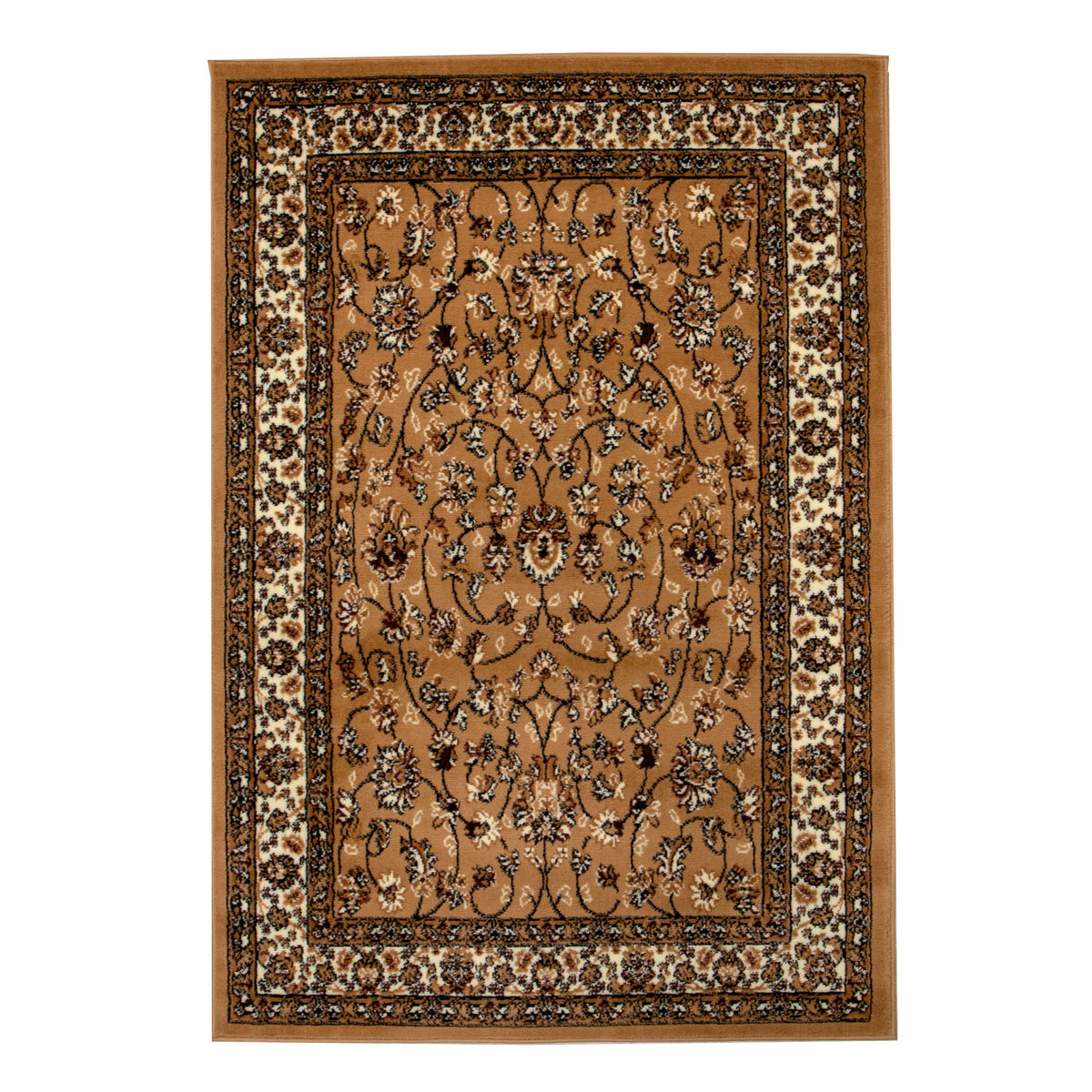 Classic Oriental Floral Pattern Rug, Densely Woven, Living Room/Bedroom Runner