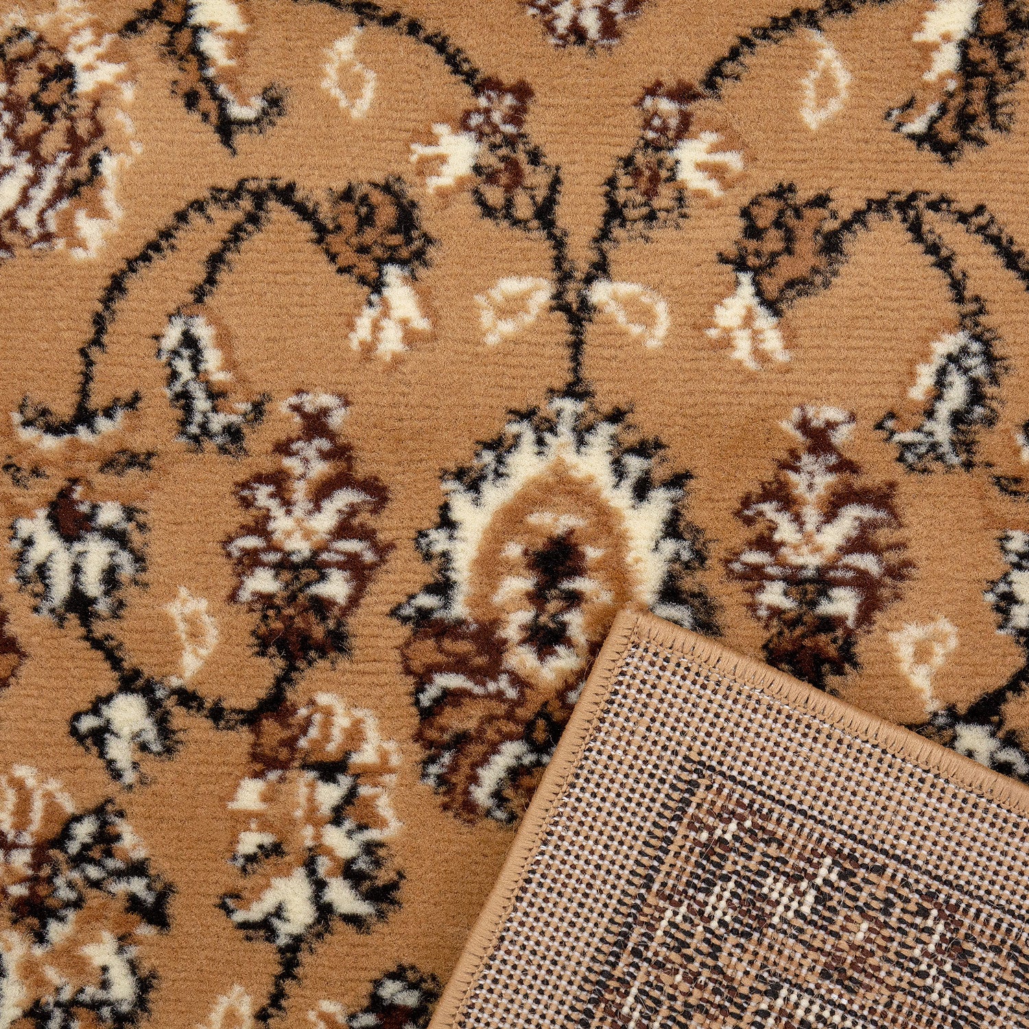 Classic Oriental Floral Pattern Rug, Densely Woven, Living Room/Bedroom Runner