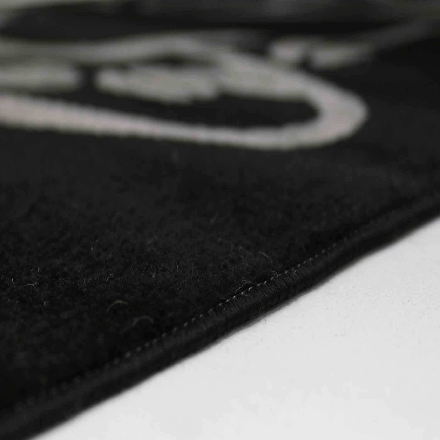 Black Kitchen Rug, Trendy Coffee Rug, Cappuccino Cup Pattern, Short Pile-7