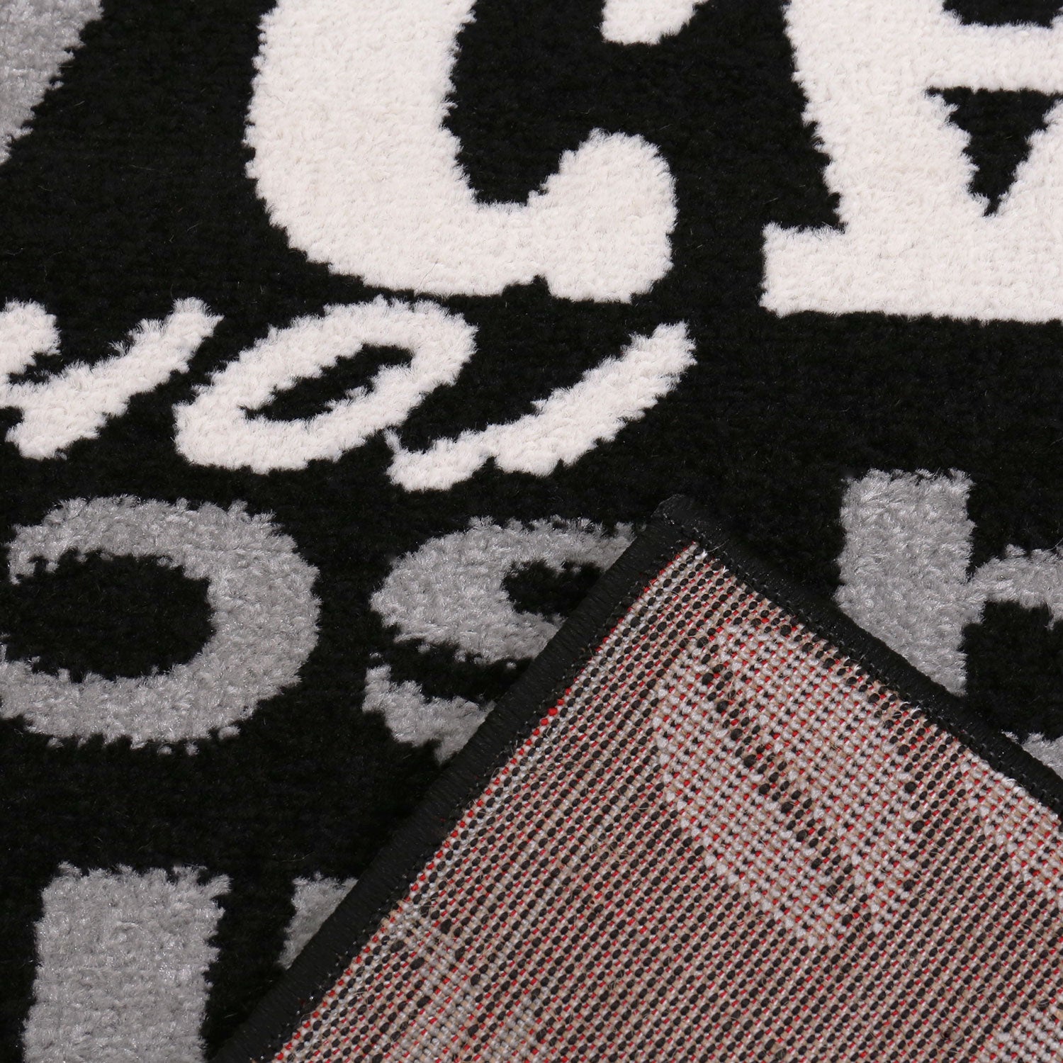 Kitchen rug, carpet runner, coffee design, modern coffee pattern in black, ideal for the lounge or kitchen-zoom-8