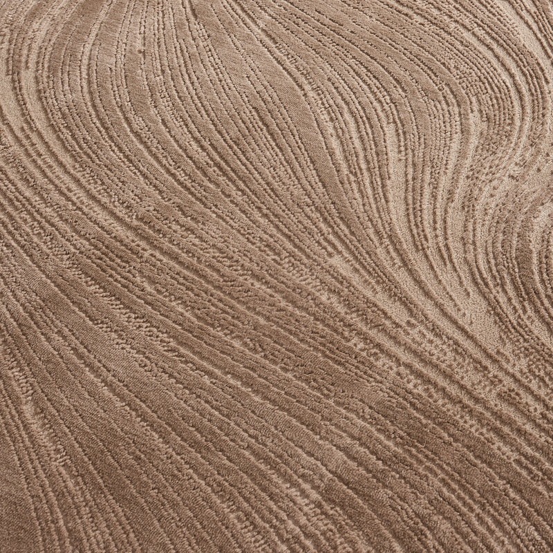 Short Pile Boho Rug with 3D High-Low Effect – Rug for Living Room & Bedroom-zoom-