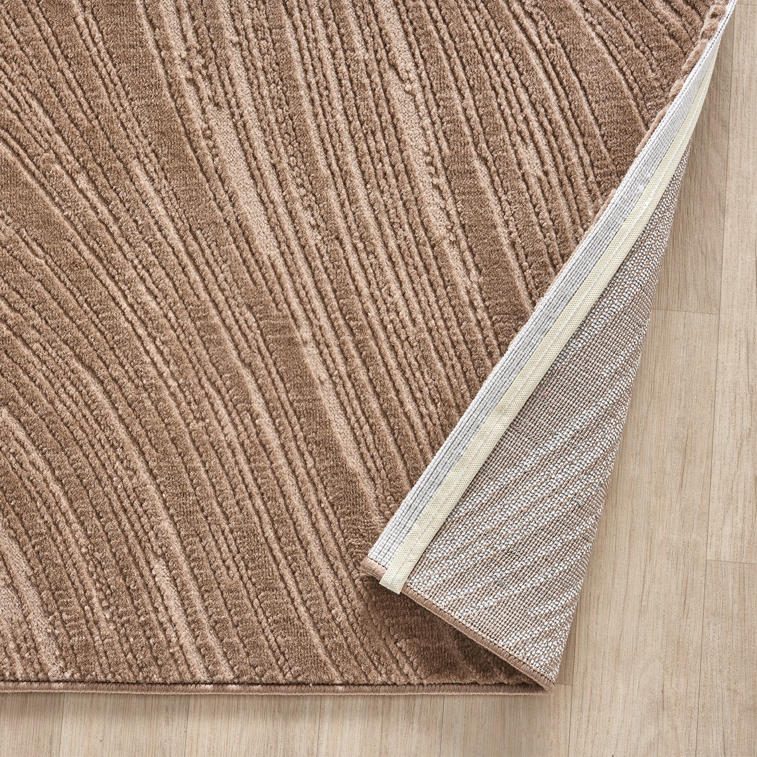 Short Pile Boho Rug with 3D High-Low Effect – Rug for Living Room & Bedroom-16
