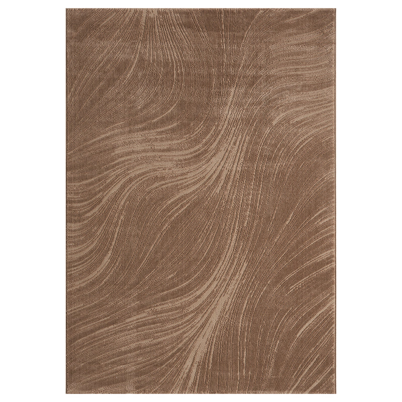 Short Pile Boho Rug with 3D High-Low Effect – Rug for Living Room & Bedroom-zoom-