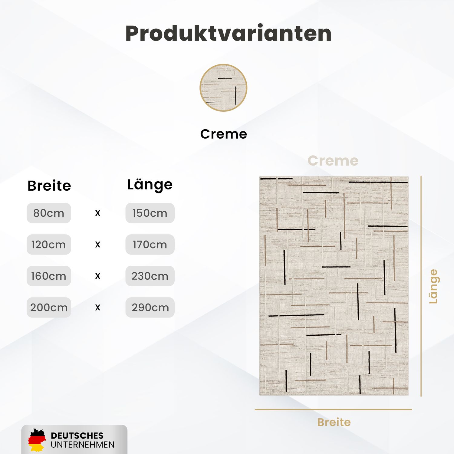 Kurzflor Teppich Boho 3D Hoch-Tief-Effekt – Teppich Wohnzimmer & Schlafzimmer-17